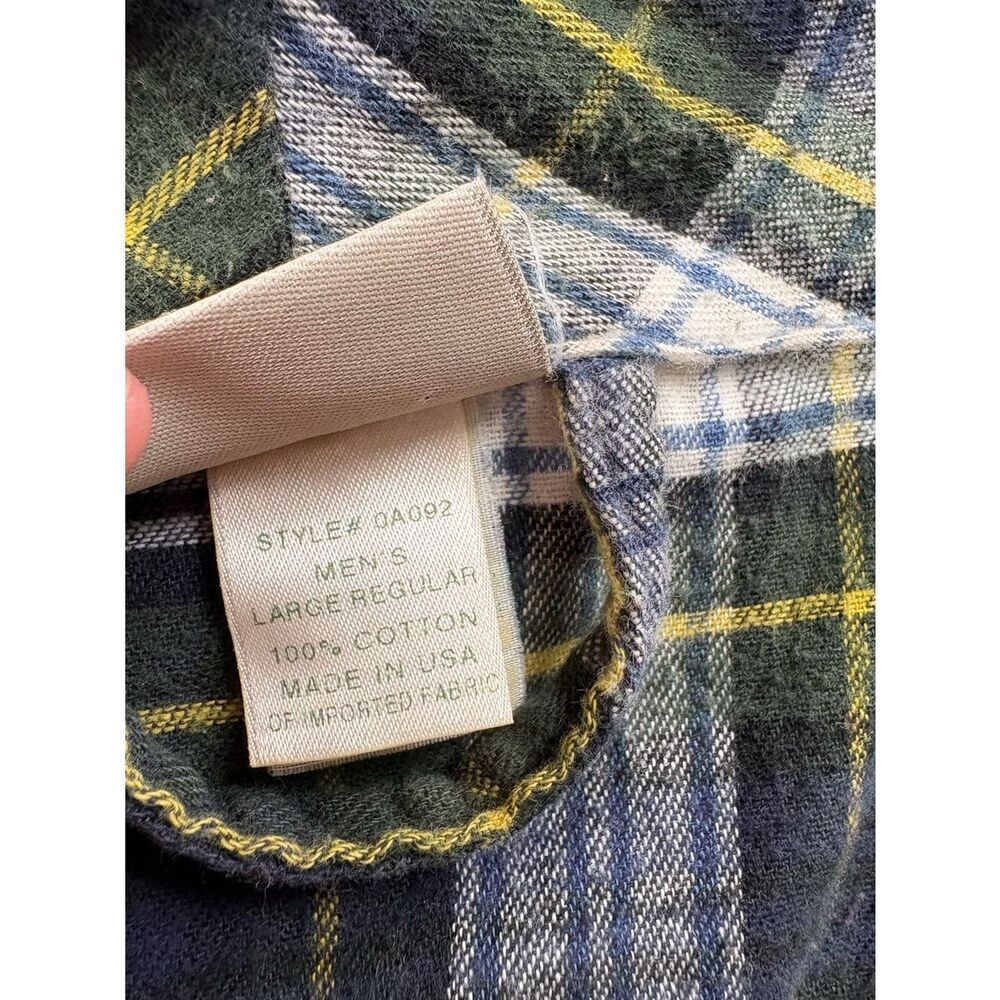 L.L. Bean Flannel Robe Large - Picture 4 of 13